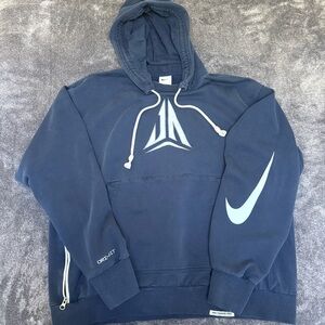 Nike Ja Morant Standard Issue Basketball Hoodie in Navy.